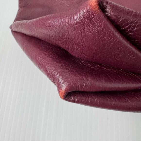 Rebecca Minkoff Moto leather hobo merlot colored - Picture 3 of 11